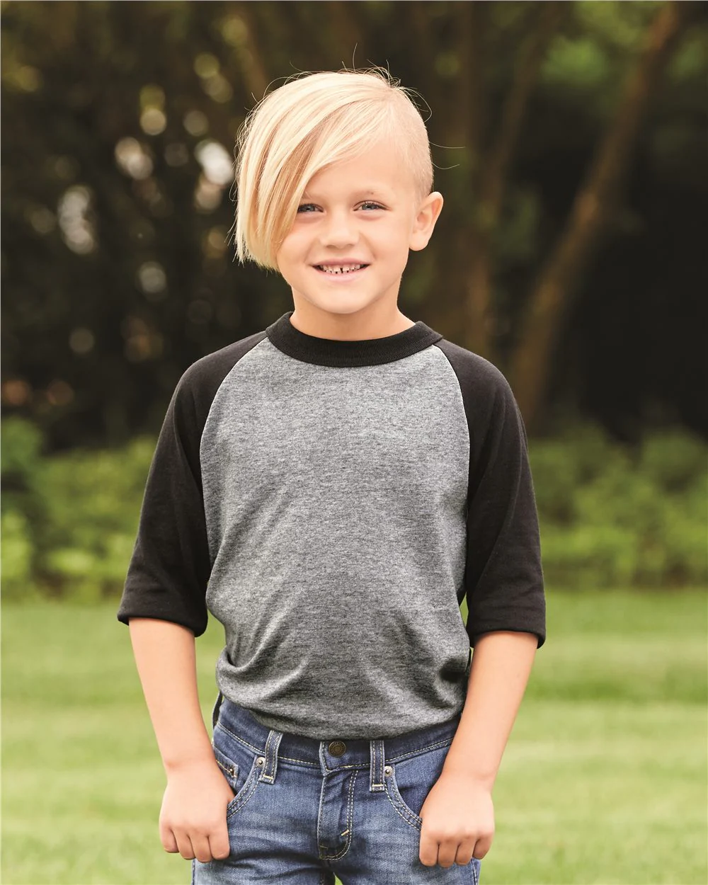 Augusta Sportswear-4421-Youth Three-Quarter Sleeve Baseball Jersey - Image 4