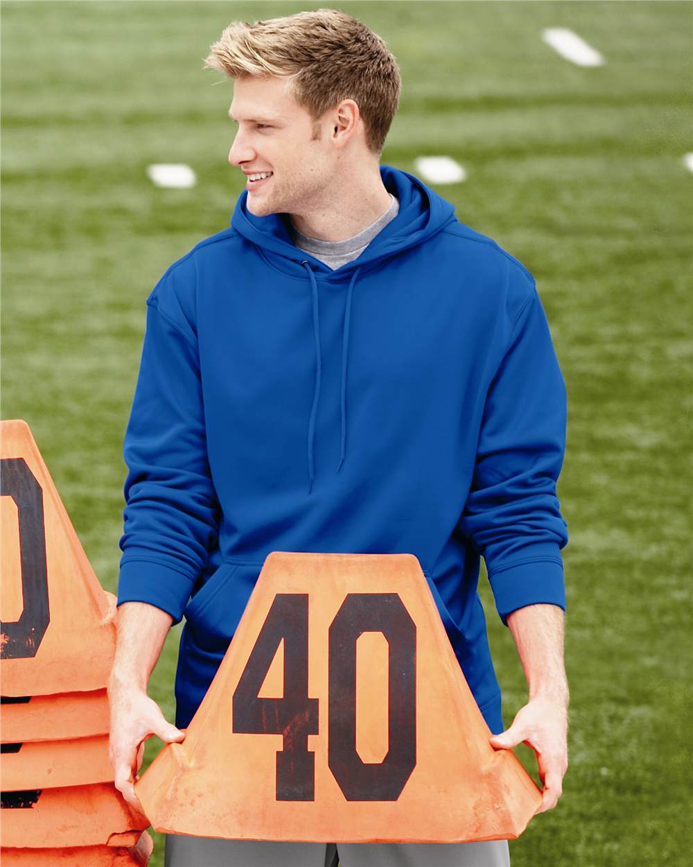 Augusta Sportswear-5505-Wicking Fleece Hooded Sweatshirt - Image 4