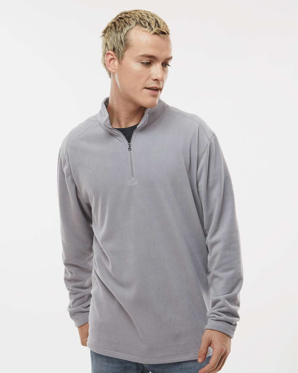 Augusta Sportswear-6863-Eco Revive™ Micro-Lite Fleece Quarter-Zip Pullover - Image 4