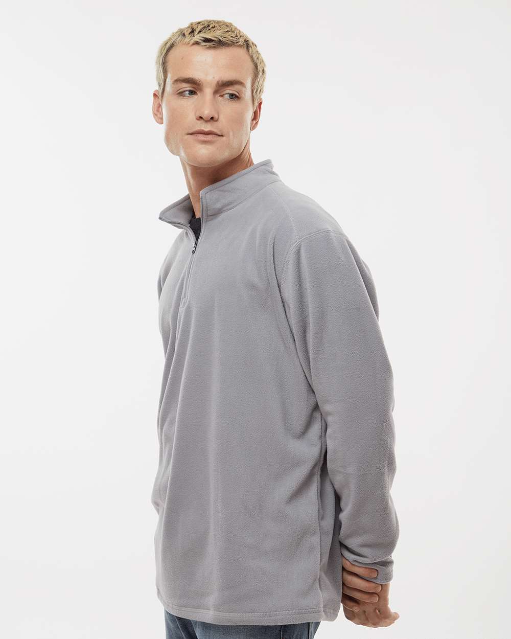 Augusta Sportswear-6863-Eco Revive™ Micro-Lite Fleece Quarter-Zip Pullover - Image 5