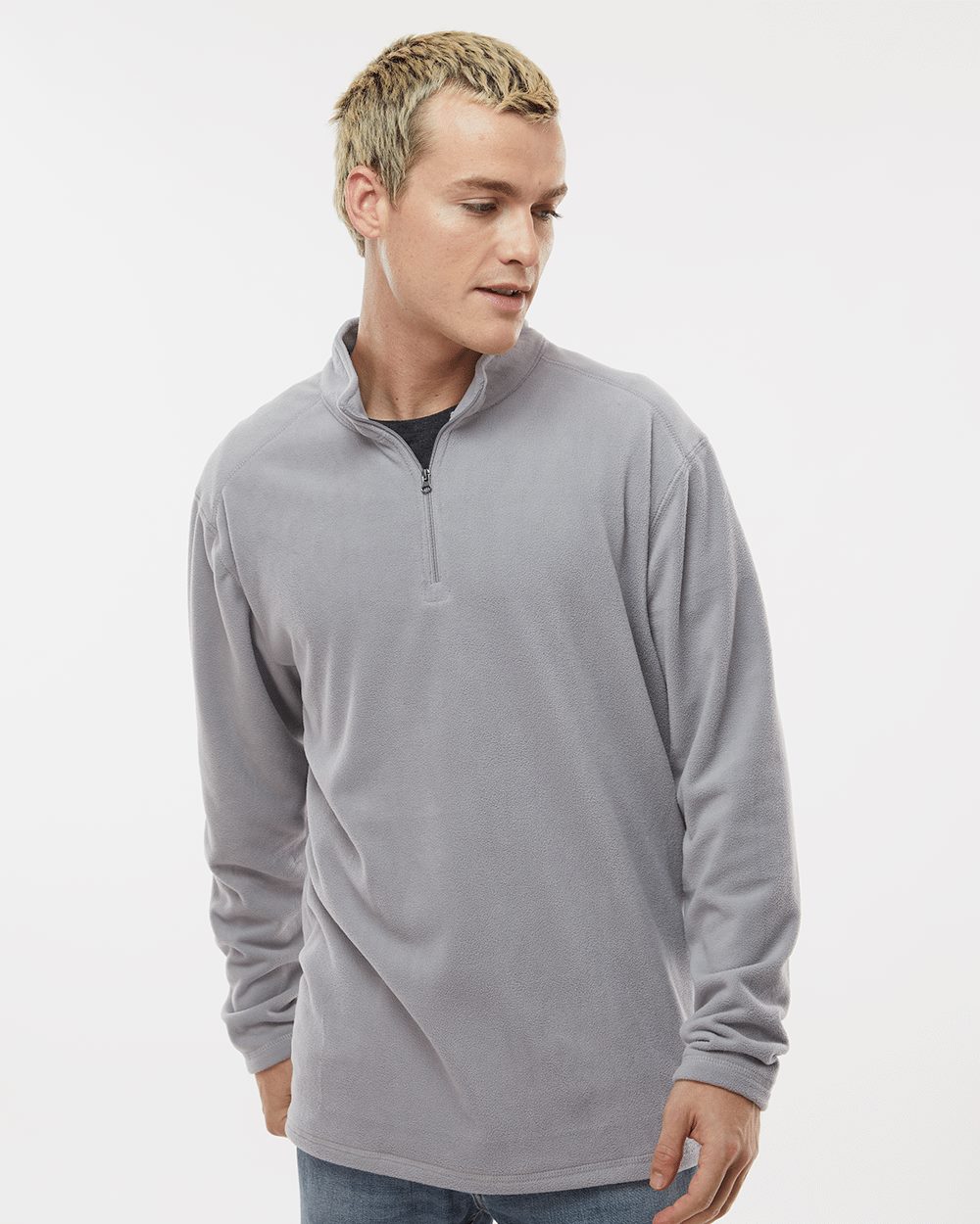 Augusta Sportswear-6863-Eco Revive™ Micro-Lite Fleece Quarter-Zip Pullover - Image 7