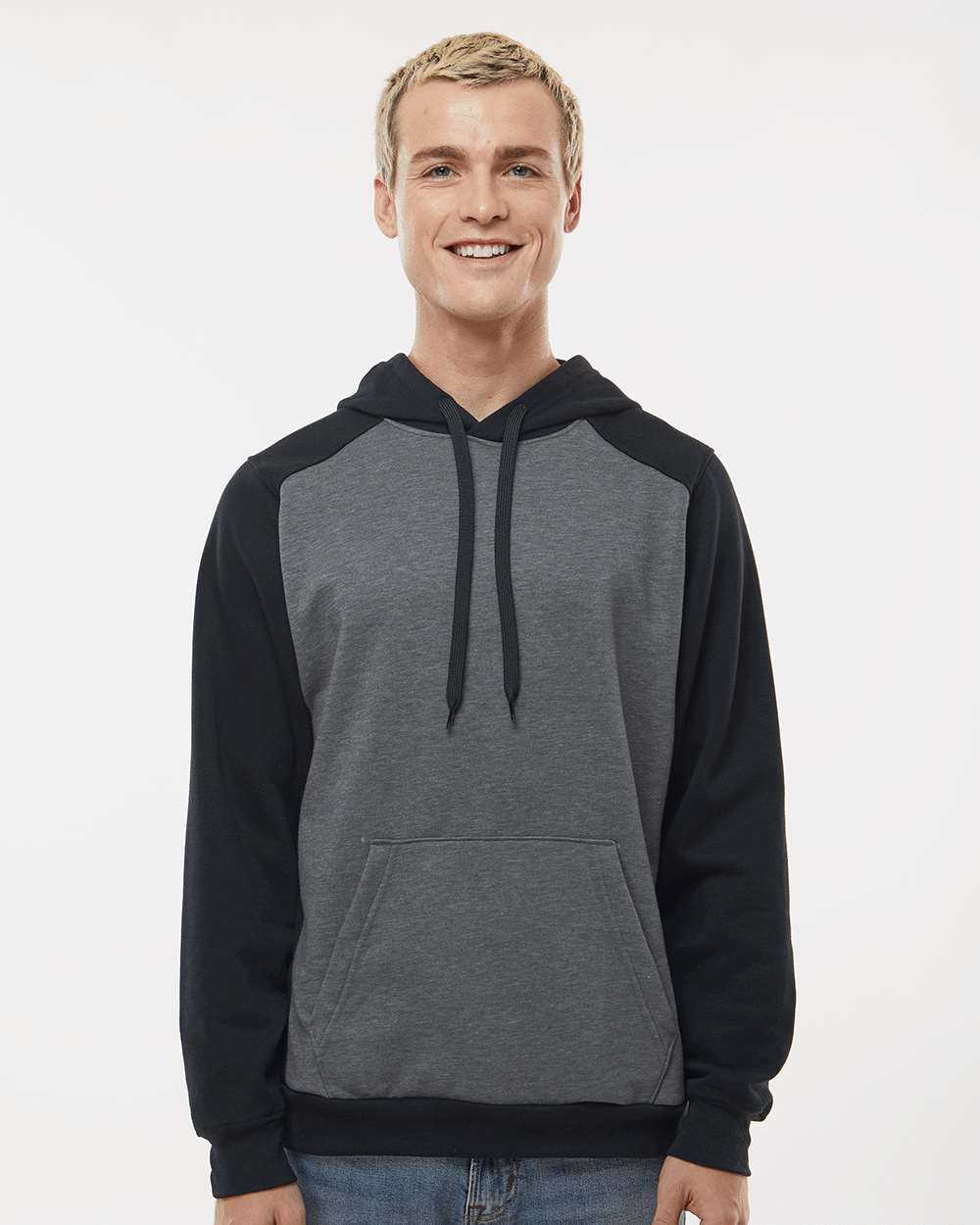 Augusta Sportswear-6865-Eco Revive™ Three-Season Triblend Fleece Hooded Sweatshirt - Image 4