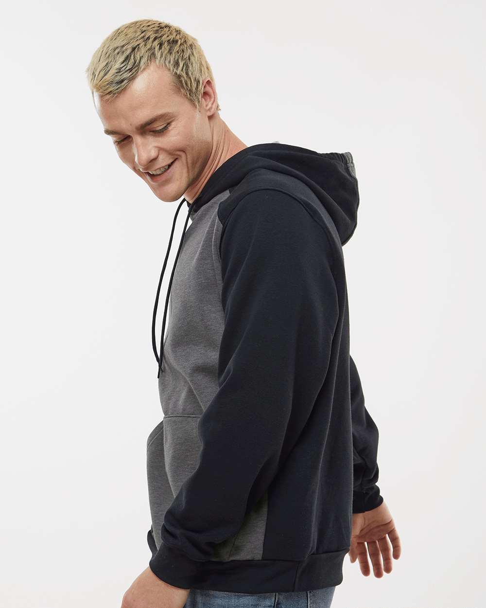 Augusta Sportswear-6865-Eco Revive™ Three-Season Triblend Fleece Hooded Sweatshirt - Image 5