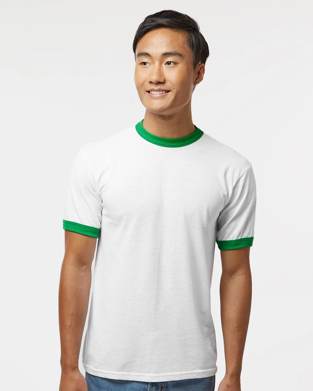 Augusta Sportswear-710-50/50 Ringer T-Shirt - Image 4