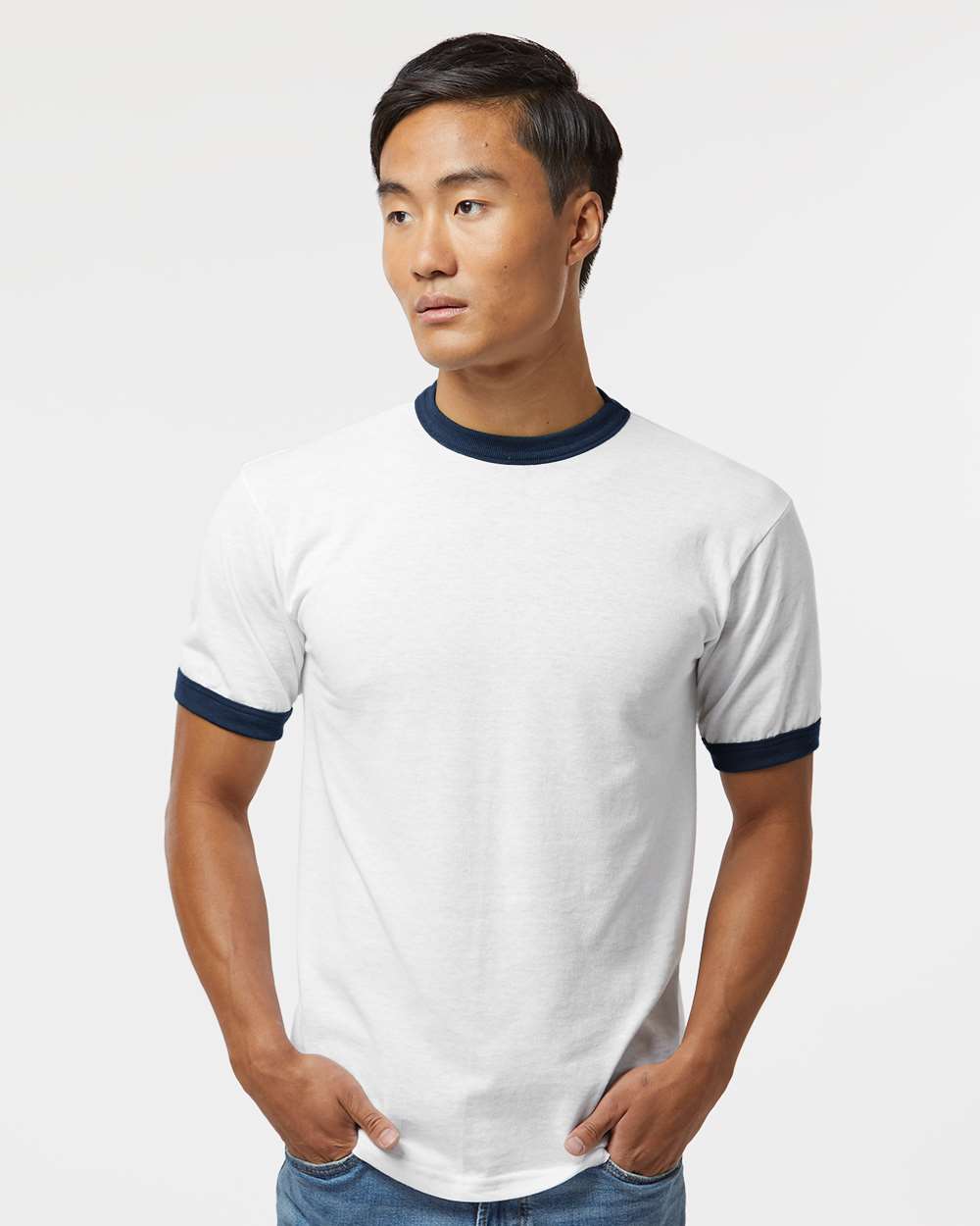 Augusta Sportswear-710-50/50 Ringer T-Shirt - Image 66