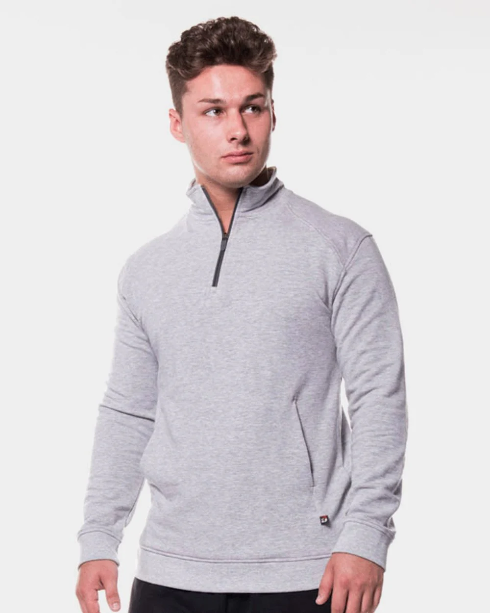 Badger-1060-FitFlex French Terry Quarter-Zip Sweatshirt - Image 4