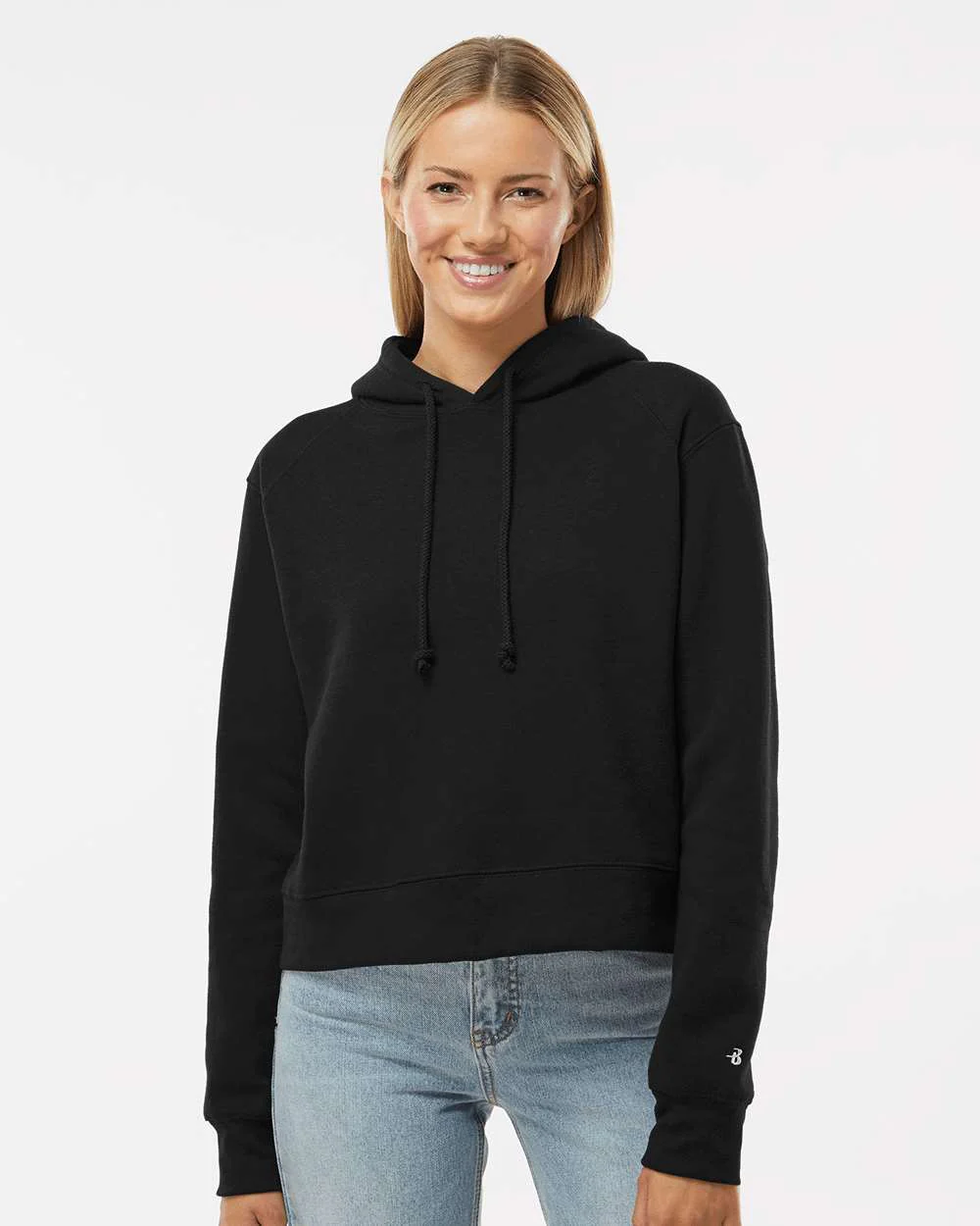 Badger-1261-Women's Crop Hooded Sweatshirt - Image 4