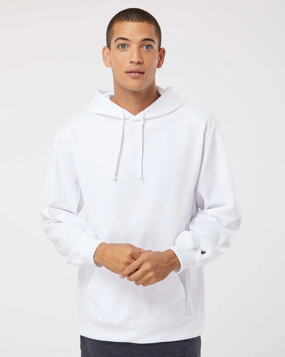 Badger-1454-Performance Fleece Hooded Sweatshirt - Image 4