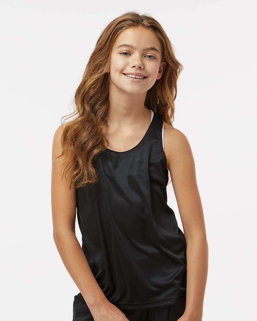 Badger-2166-Girls’ B-Core Racerback Tank Top - Image 4