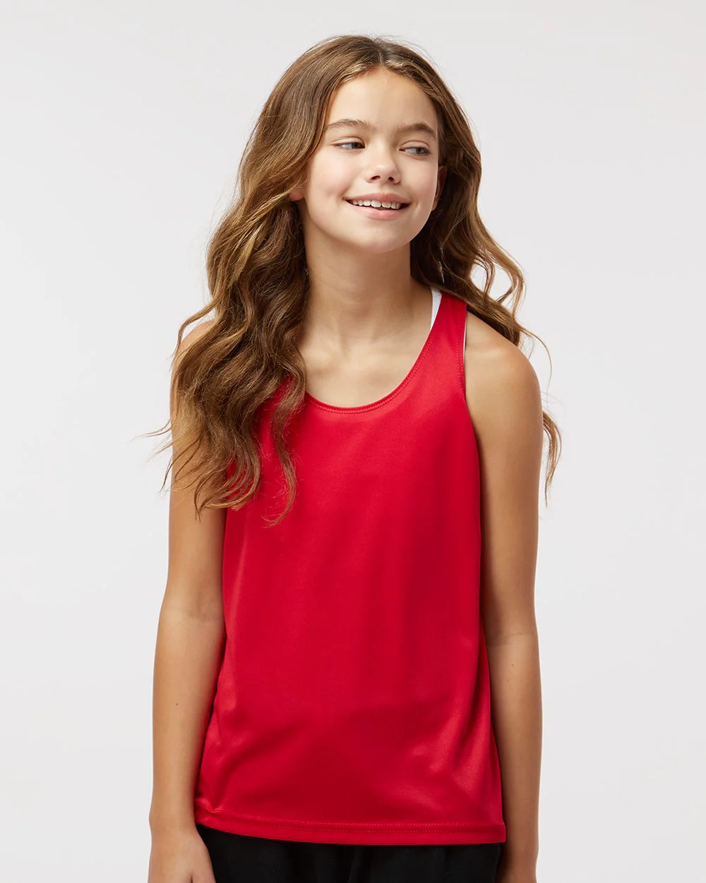 Badger-2166-Girls’ B-Core Racerback Tank Top - Image 7