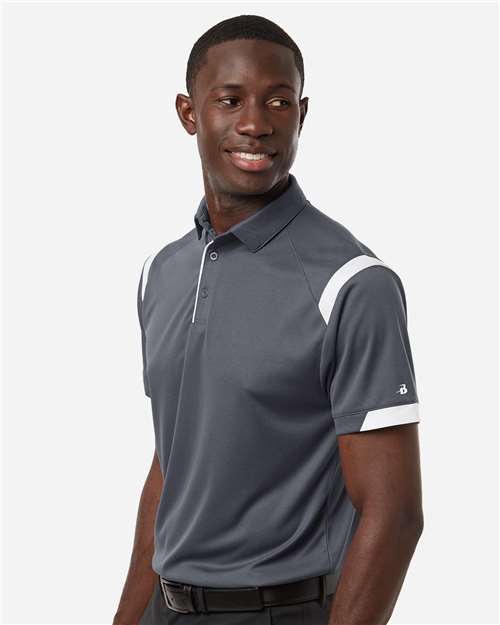Badger-3350-Men's On the Rise Polo - Image 12