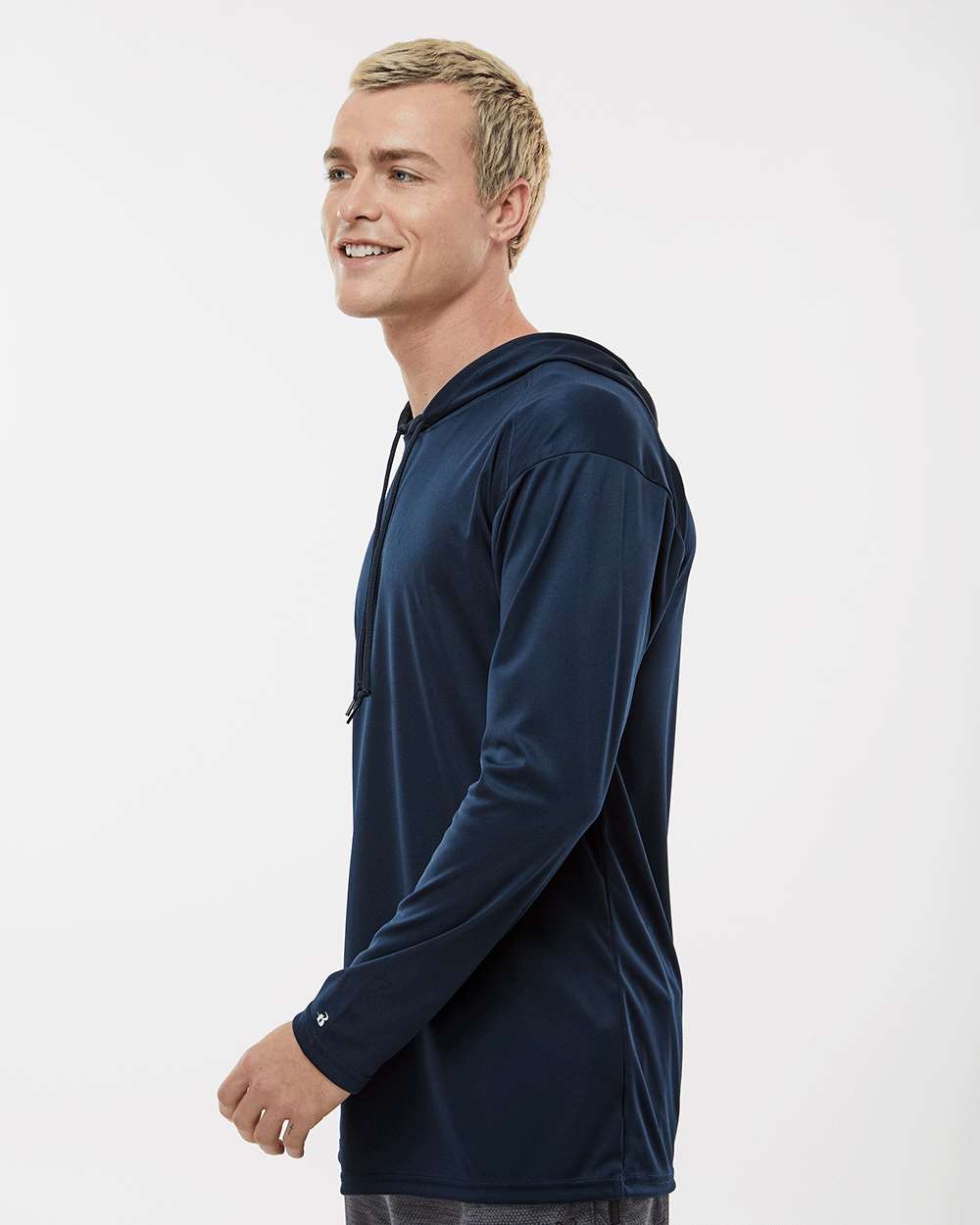 Badger-4105-B-Core Hooded Long Sleeve T-Shirt - Image 11