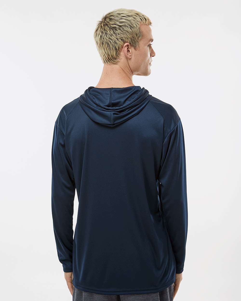 Badger-4105-B-Core Hooded Long Sleeve T-Shirt - Image 12