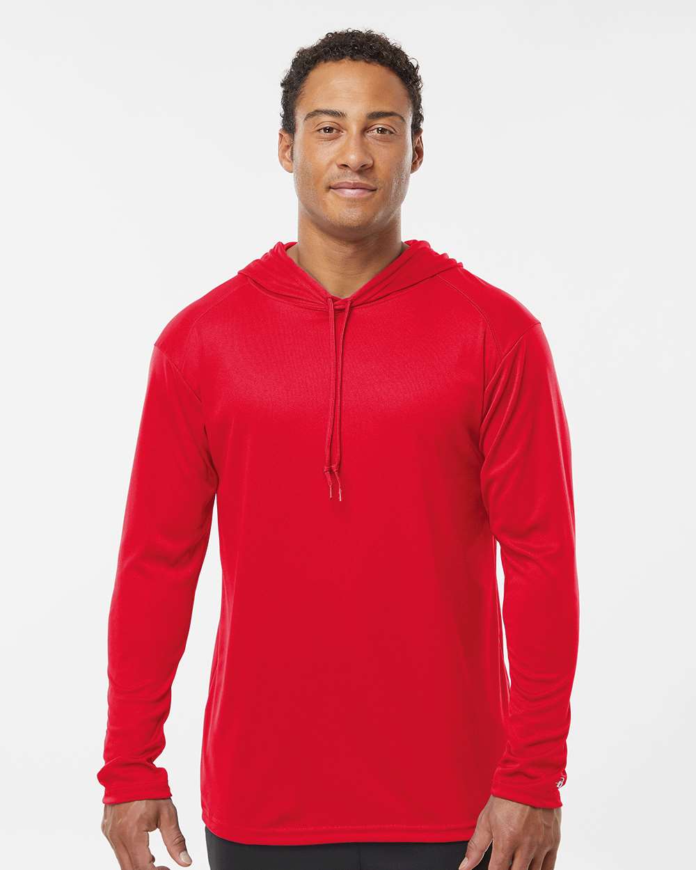 Badger-4105-B-Core Hooded Long Sleeve T-Shirt - Image 16