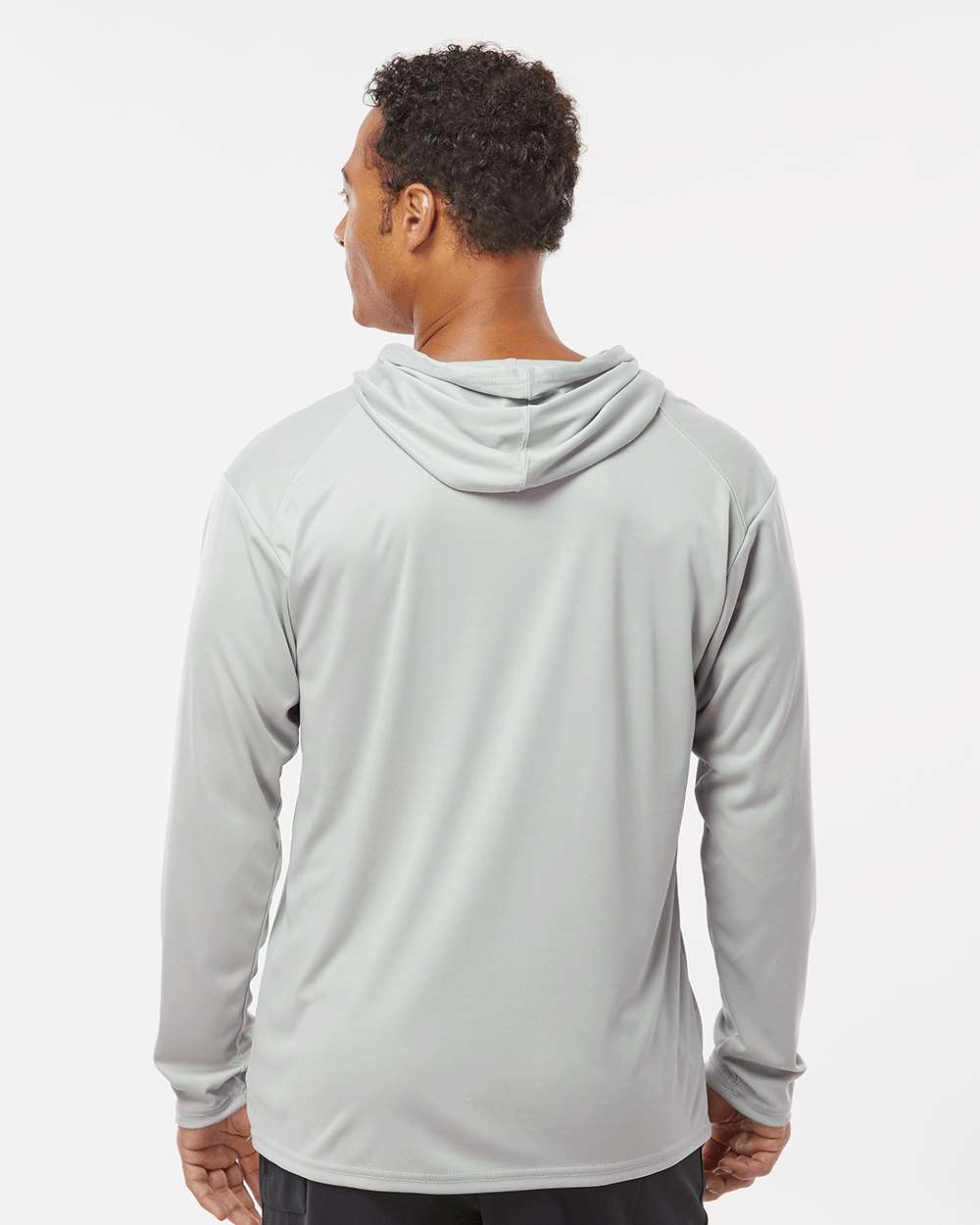 Badger-4105-B-Core Hooded Long Sleeve T-Shirt - Image 36