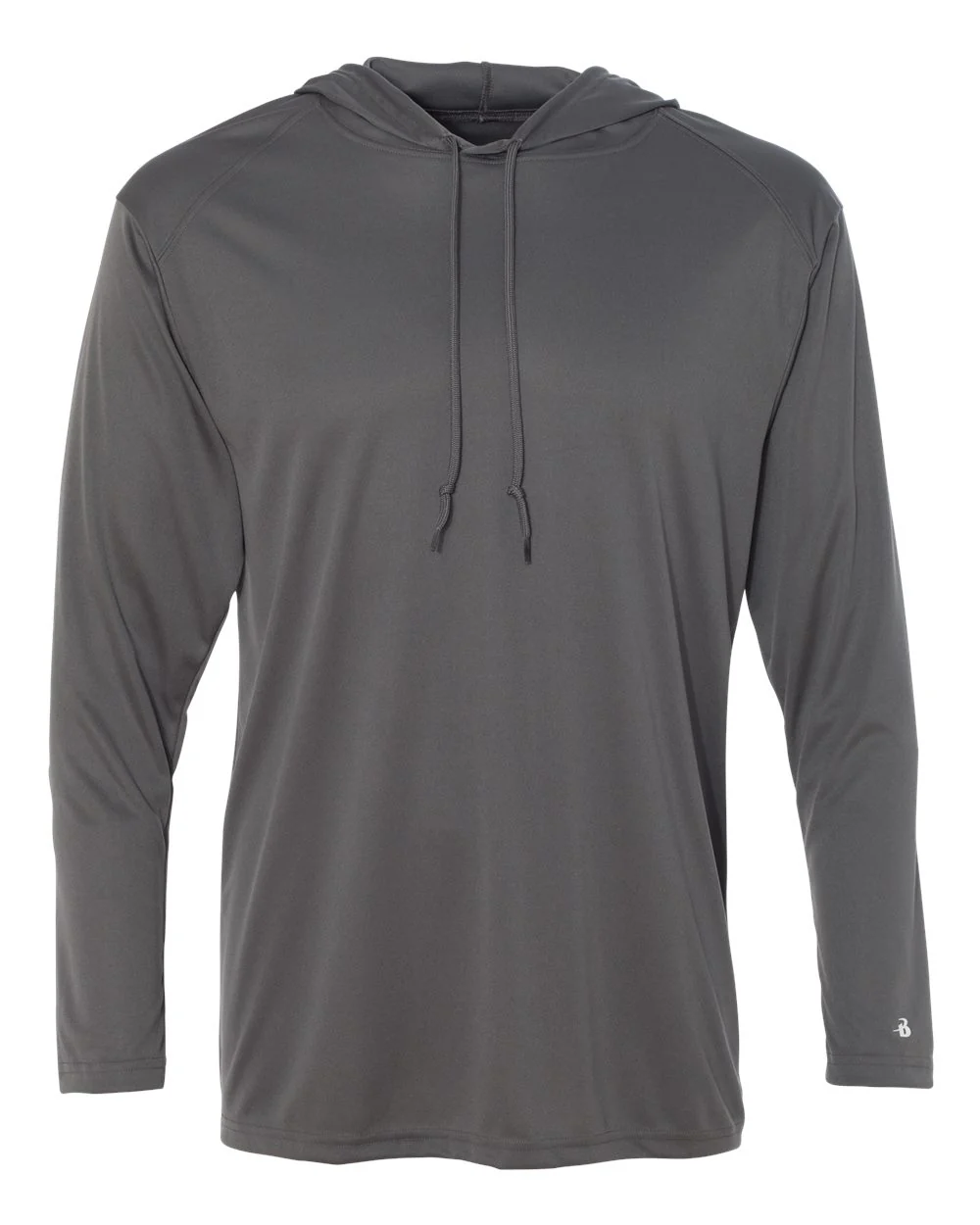 Badger-4105-B-Core Hooded Long Sleeve T-Shirt - Image 4