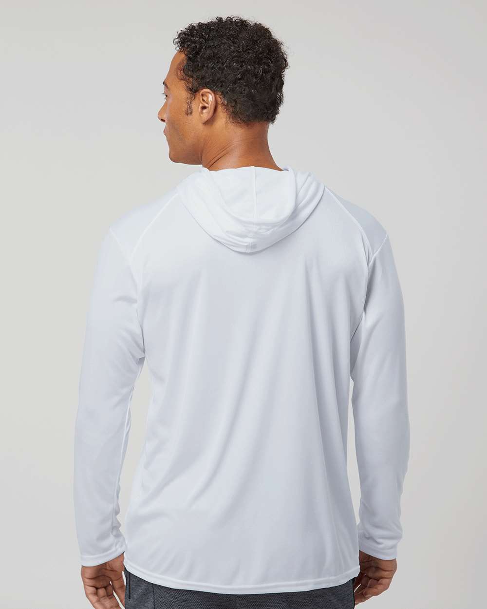 Badger-4105-B-Core Hooded Long Sleeve T-Shirt - Image 42