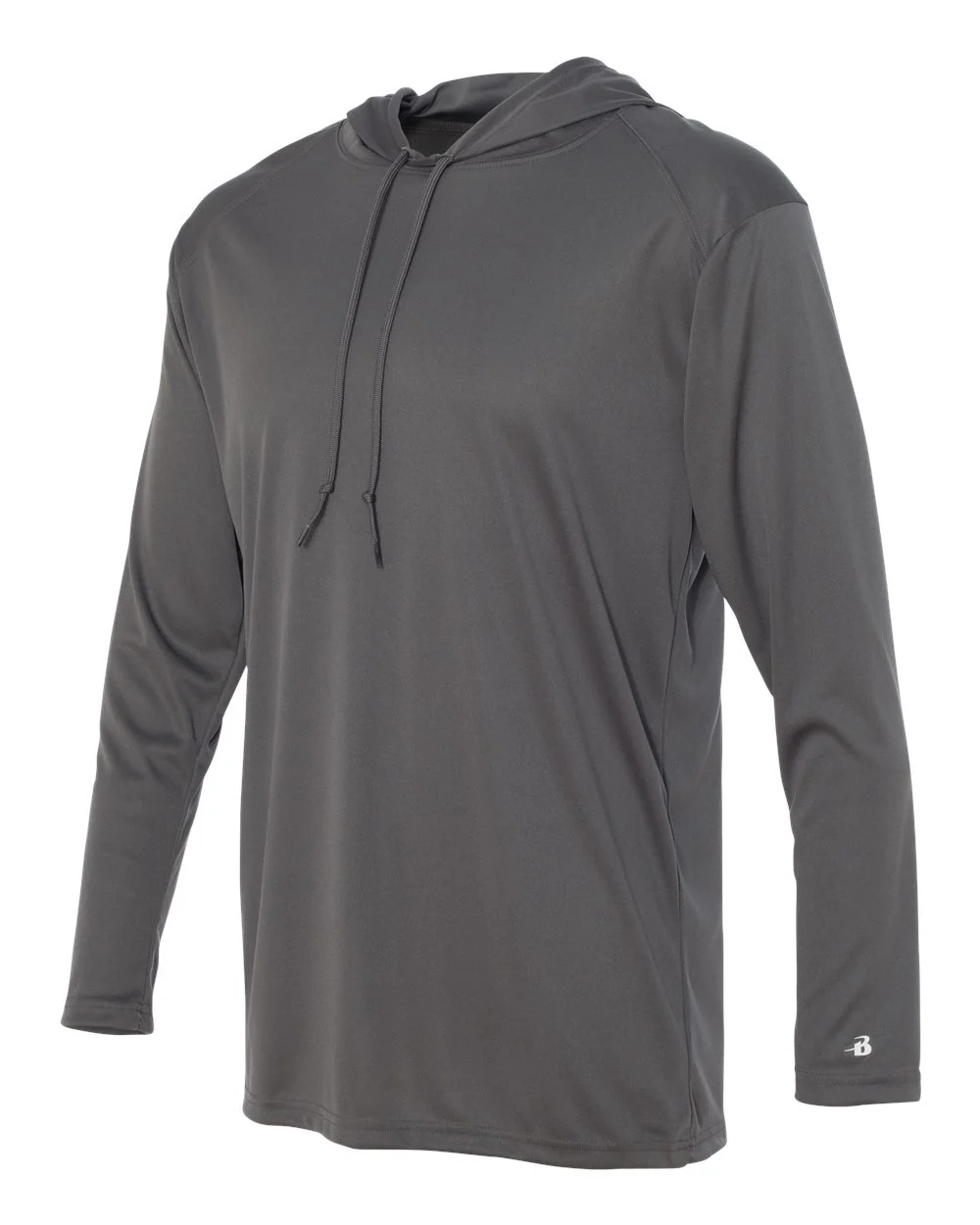 Badger-4105-B-Core Hooded Long Sleeve T-Shirt - Image 6