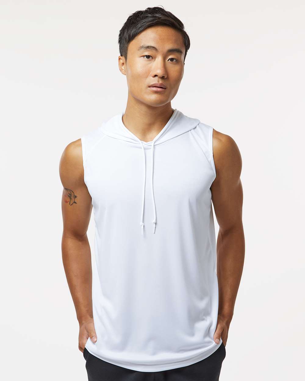 Badger-4108-B-Core Sleeveless Hooded T-Shirt - Image 17