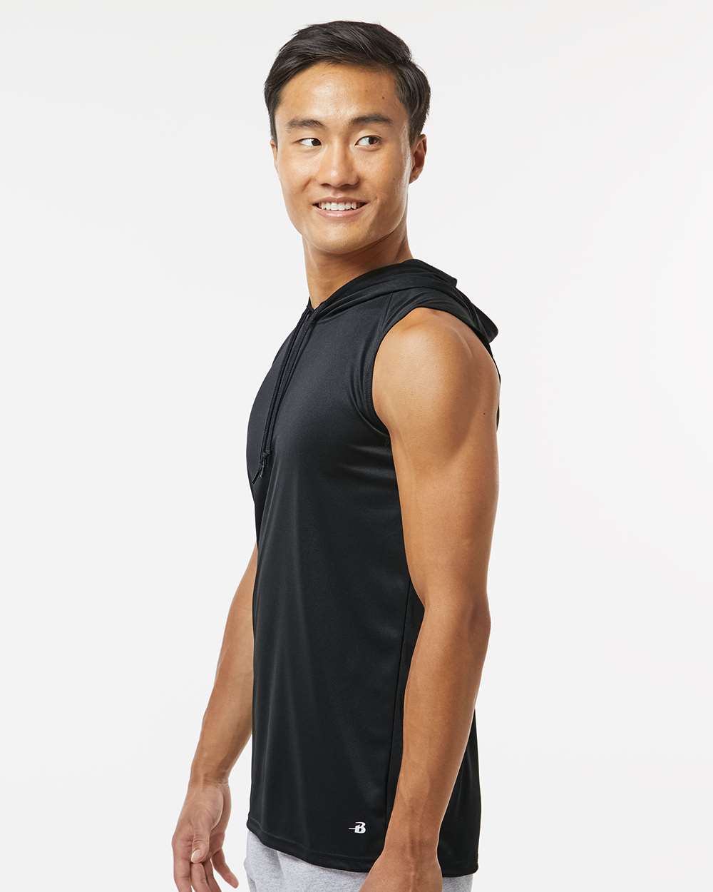 Badger-4108-B-Core Sleeveless Hooded T-Shirt - Image 5