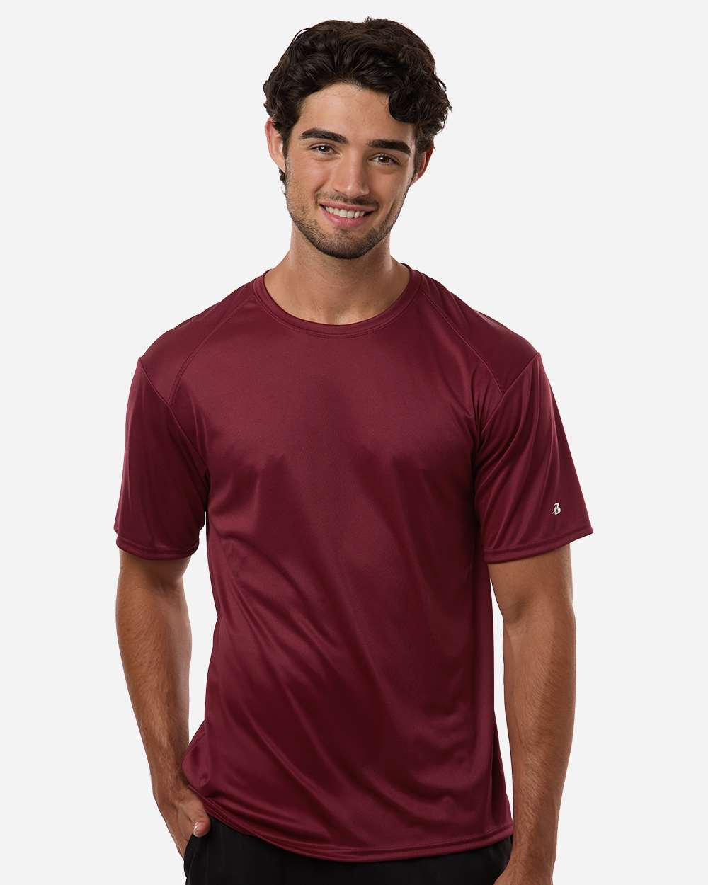 Badger-4120-B-Core Sport Shoulders T-Shirt - Image 58