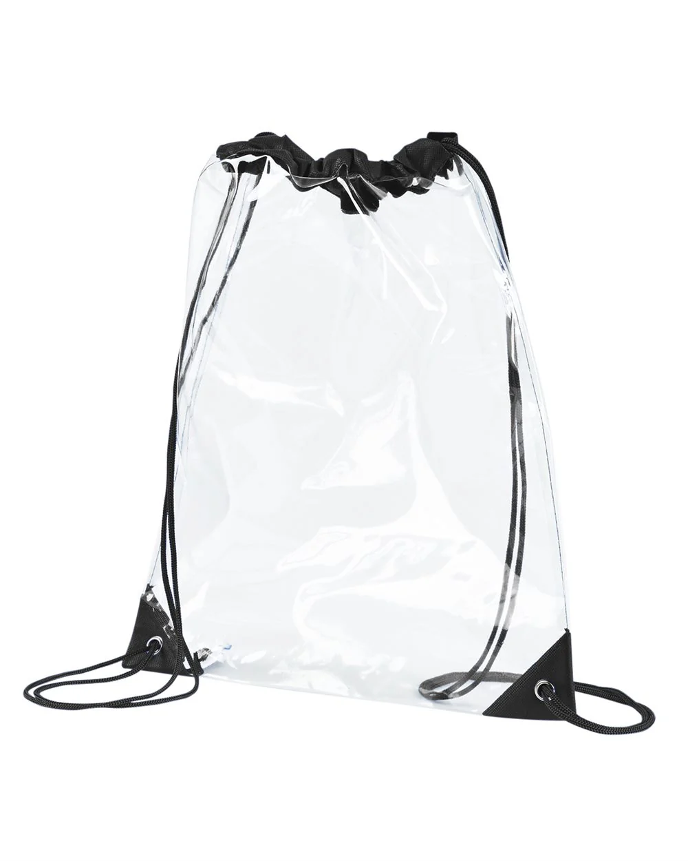 BAGedge-BE253-PVC Clear Drawstring Bag - Image 2