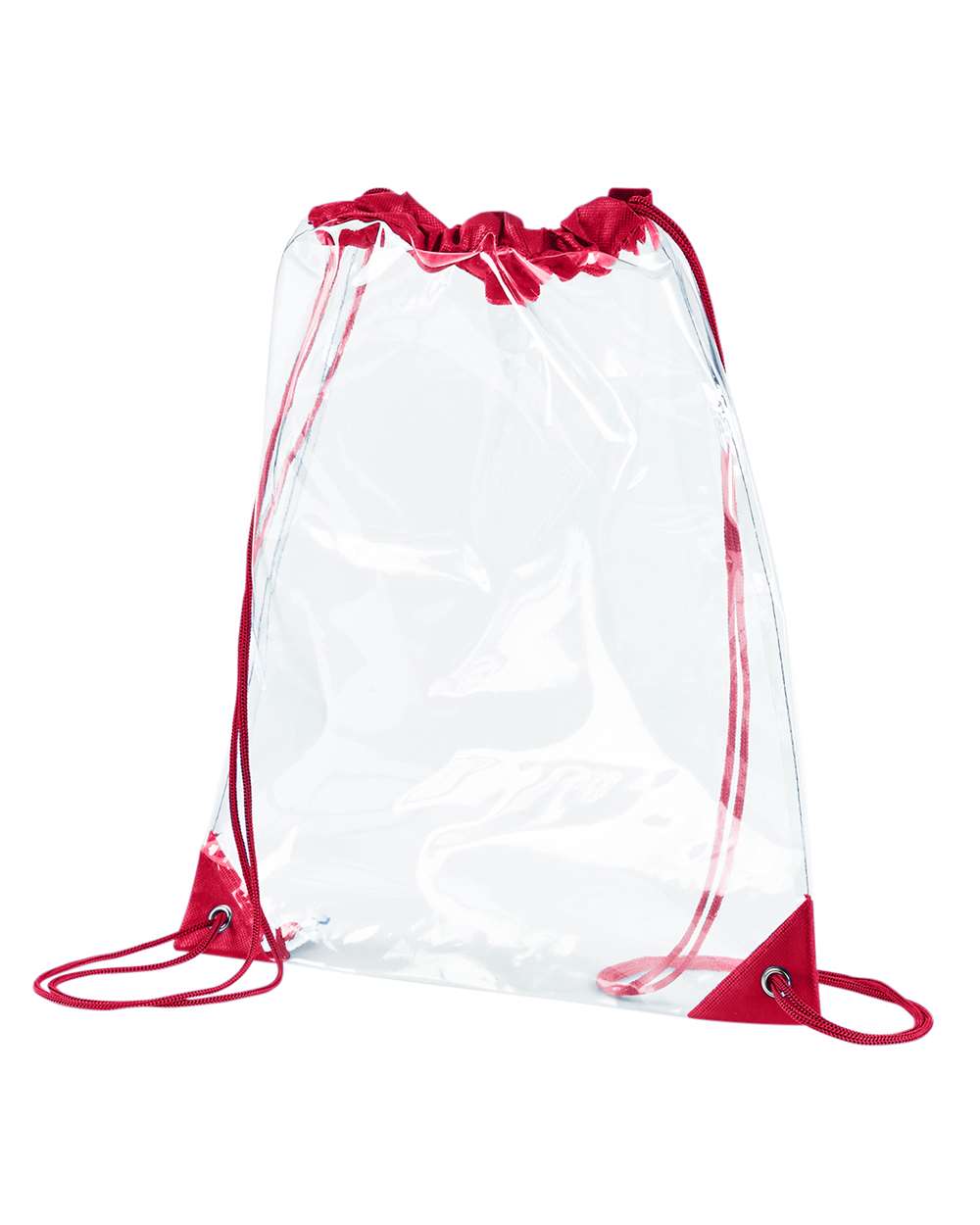 BAGedge-BE253-PVC Clear Drawstring Bag - Image 3
