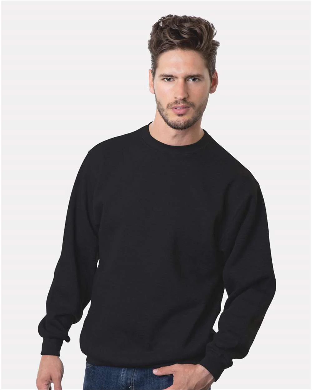 Bayside-1102-USA-Made Crewneck Sweatshirt - Image 4