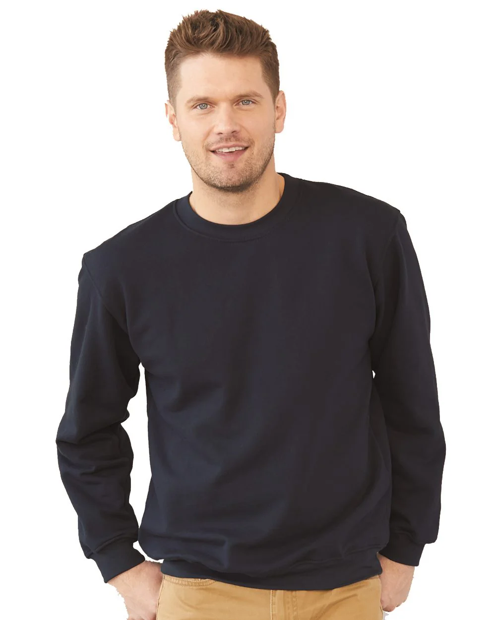 Bayside-1102-USA-Made Crewneck Sweatshirt - Image 5