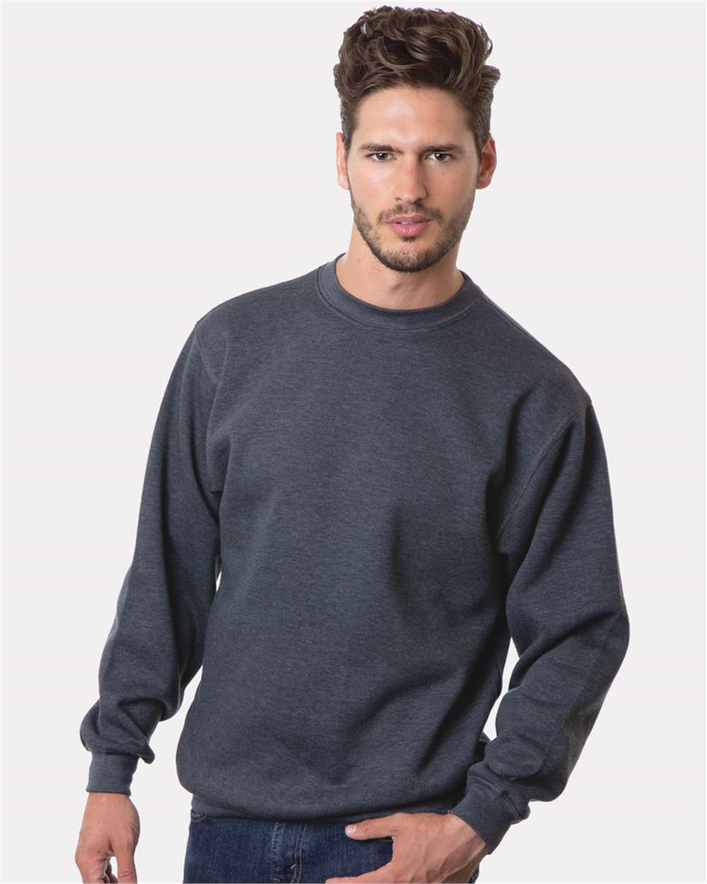 Bayside-1102-USA-Made Crewneck Sweatshirt - Image 9