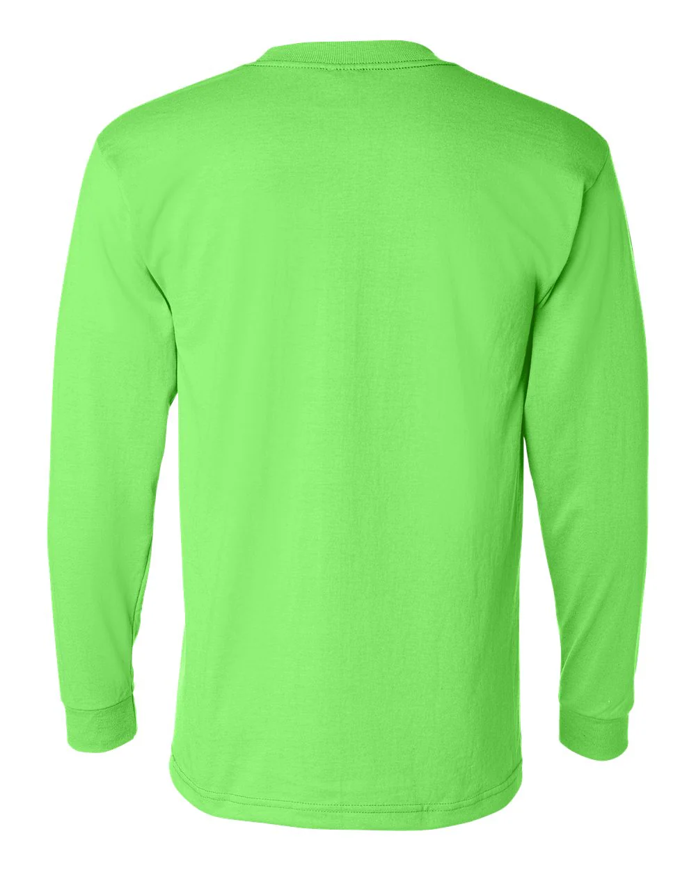 Bayside-1730-USA-Made 50/50 Long Sleeve Pocket T-Shirt - Image 2