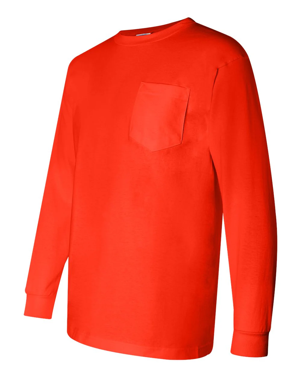 Bayside-3055-Union-Made Long Sleeve Pocket T-Shirt - Image 16