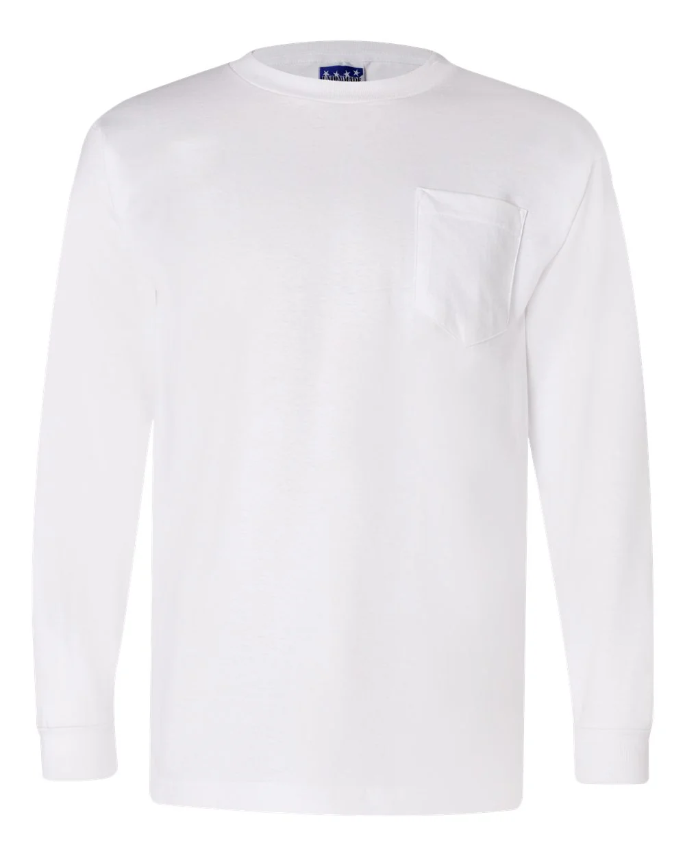 Bayside-3055-Union-Made Long Sleeve Pocket T-Shirt - Image 17