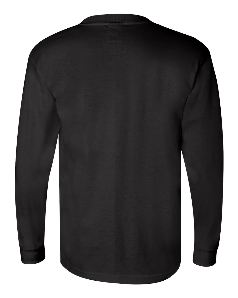 Bayside-3055-Union-Made Long Sleeve Pocket T-Shirt - Image 3