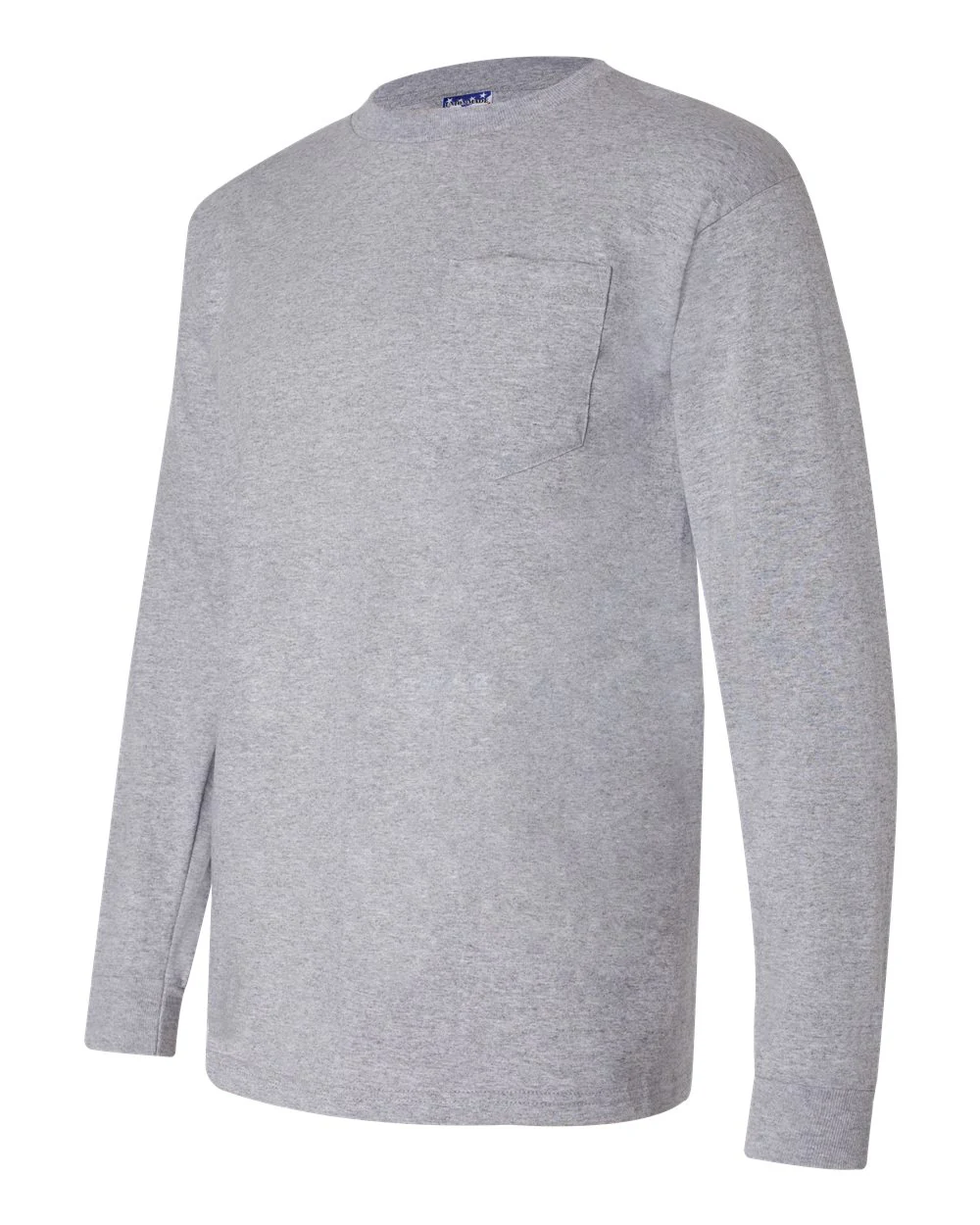 Bayside-3055-Union-Made Long Sleeve Pocket T-Shirt - Image 7