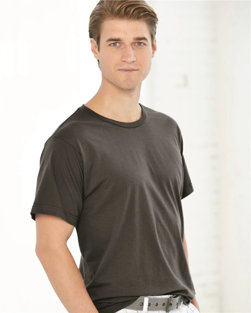 Bayside-5000-USA-Made Fine Jersey T-Shirt - Image 4