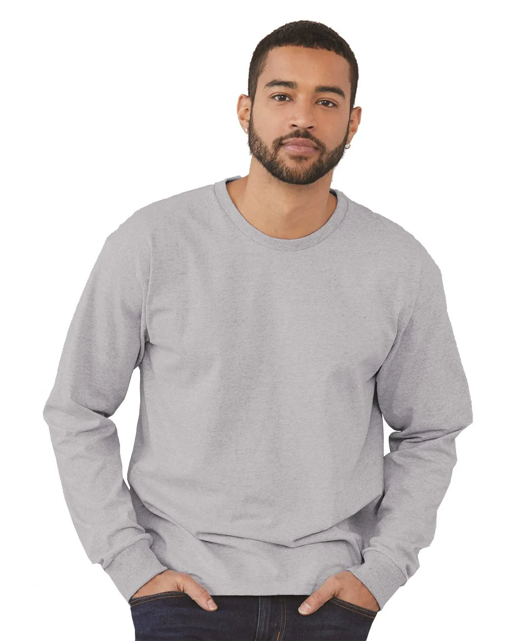 Bayside-5060-USA-Made Long Sleeve T-Shirt - Image 4