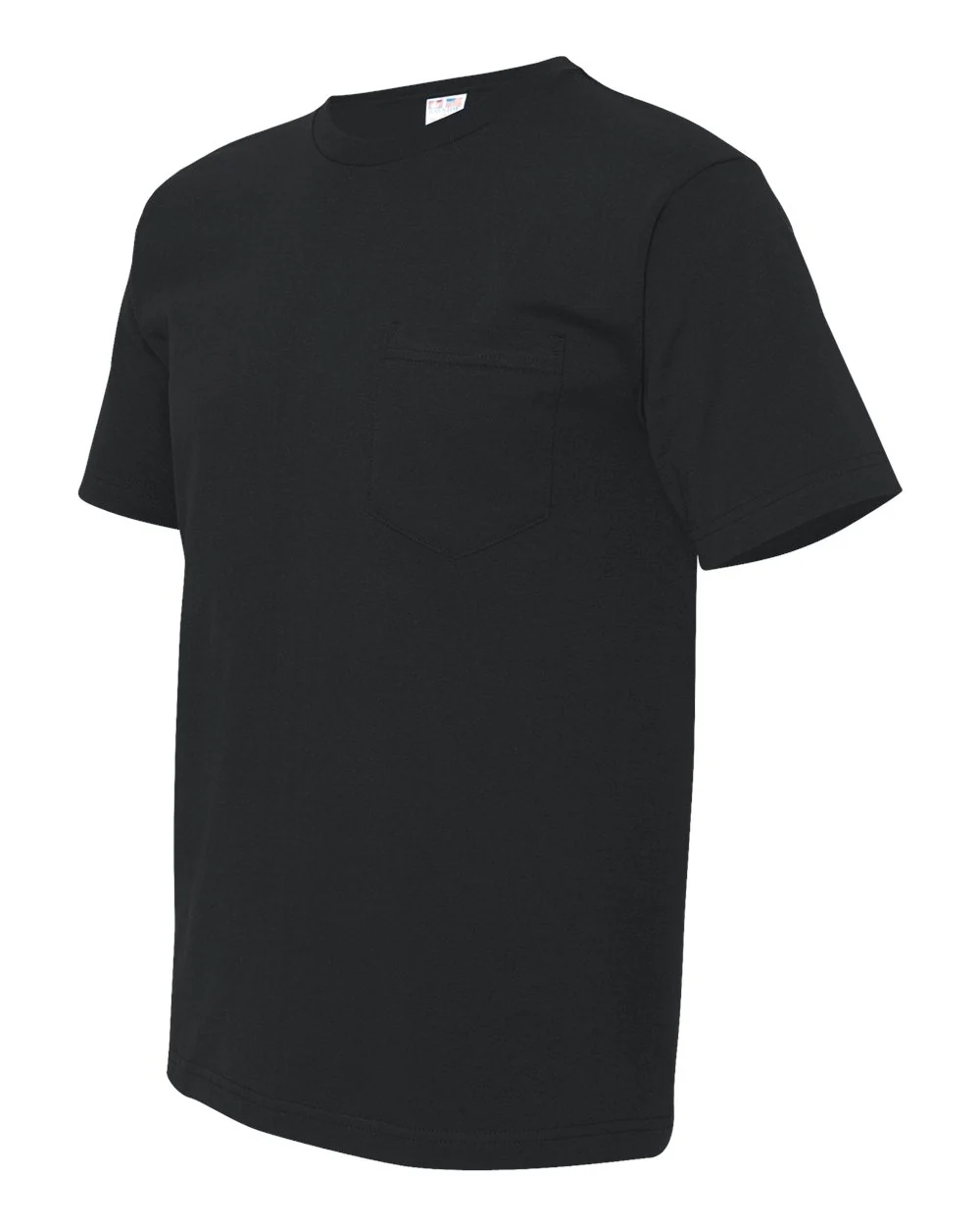 Bayside-5070-USA-Made Midweight Pocket T-Shirt - Image 3