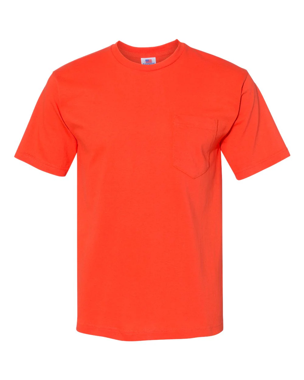 Bayside-5070-USA-Made Midweight Pocket T-Shirt - Image 5