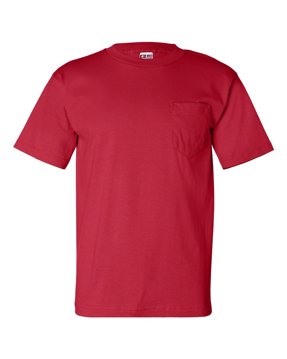 Bayside-7100-USA-Made Pocket T-Shirt - Image 29
