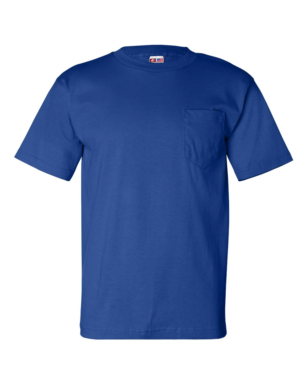 Bayside-7100-USA-Made Pocket T-Shirt - Image 32