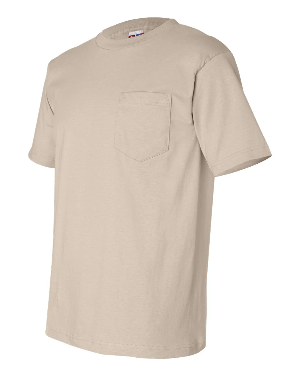 Bayside-7100-USA-Made Pocket T-Shirt - Image 37
