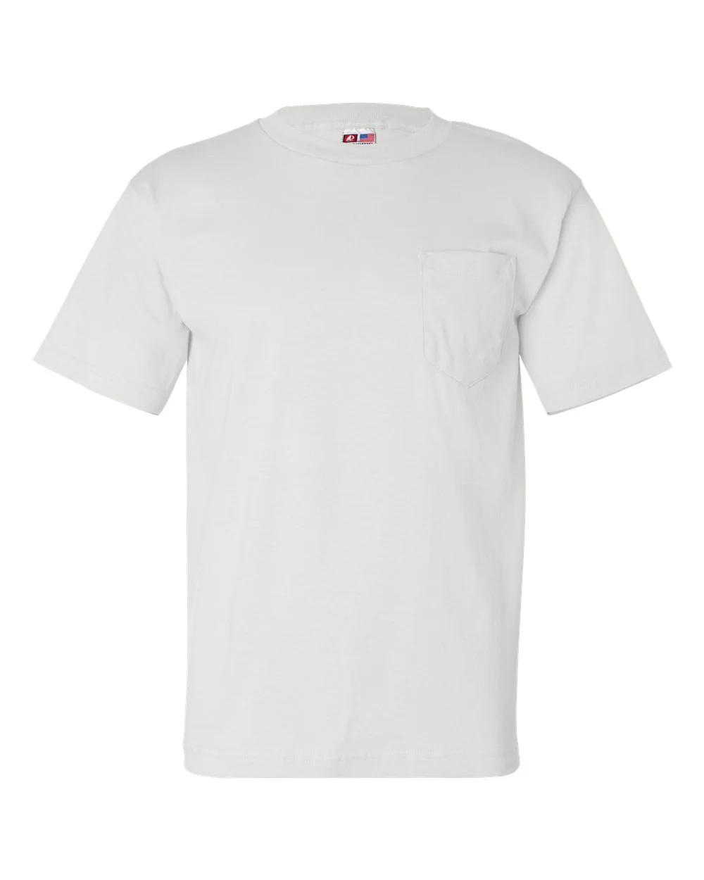 Bayside-7100-USA-Made Pocket T-Shirt - Image 38