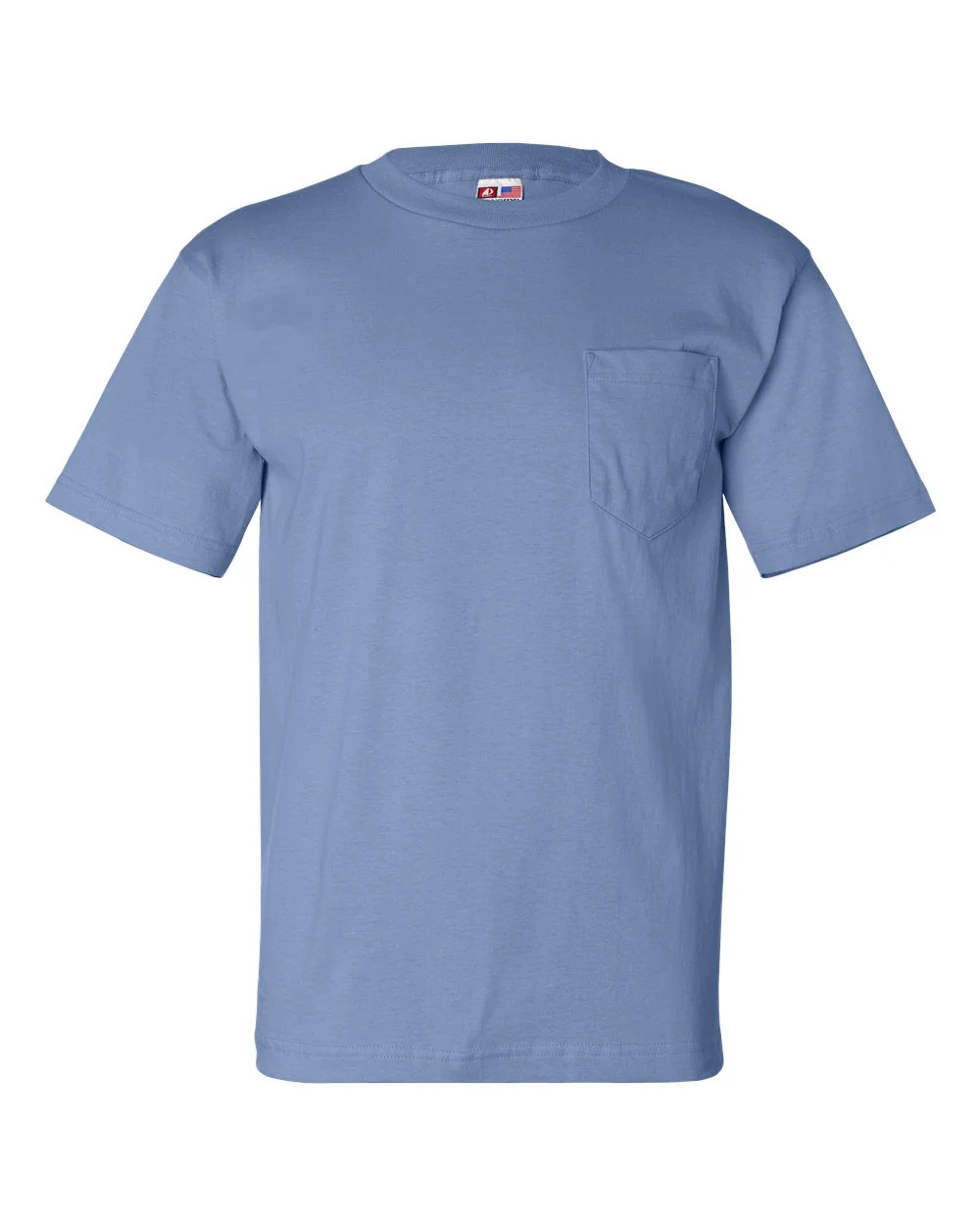 Bayside-7100-USA-Made Pocket T-Shirt - Image 8