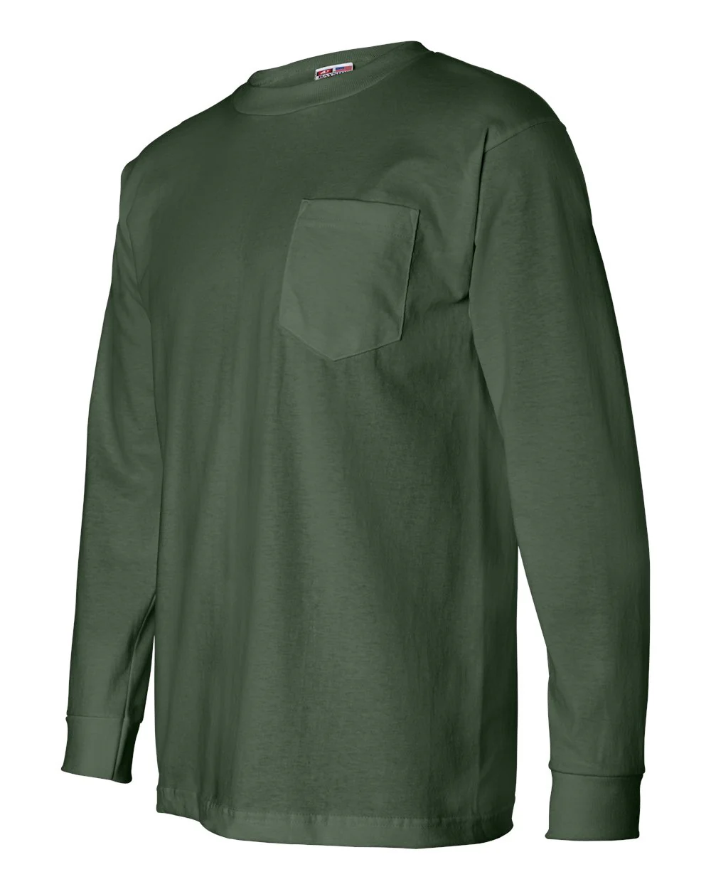 Bayside-8100-USA-Made Long Sleeve Pocket T-Shirt - Image 16