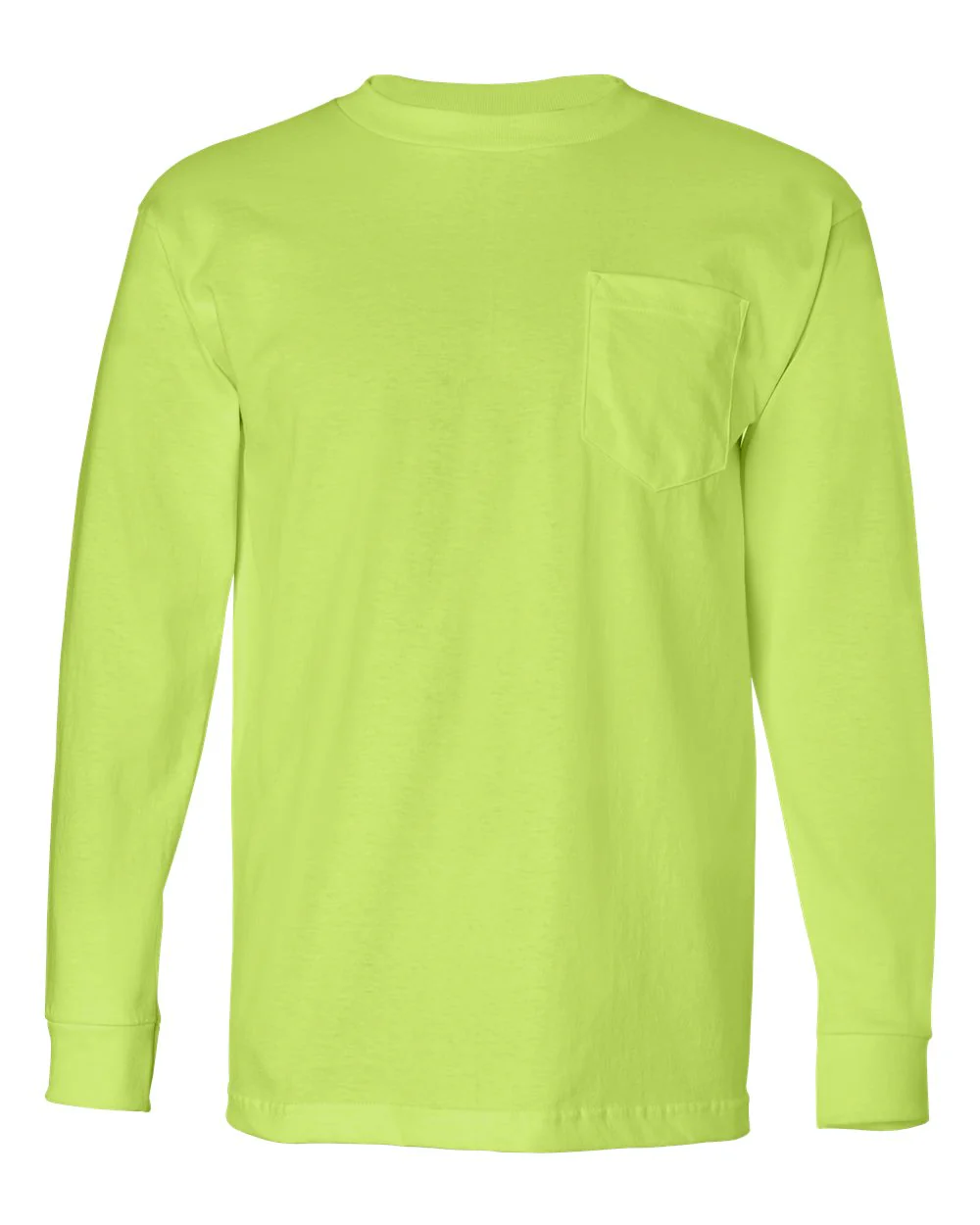 Bayside-8100-USA-Made Long Sleeve Pocket T-Shirt - Image 17