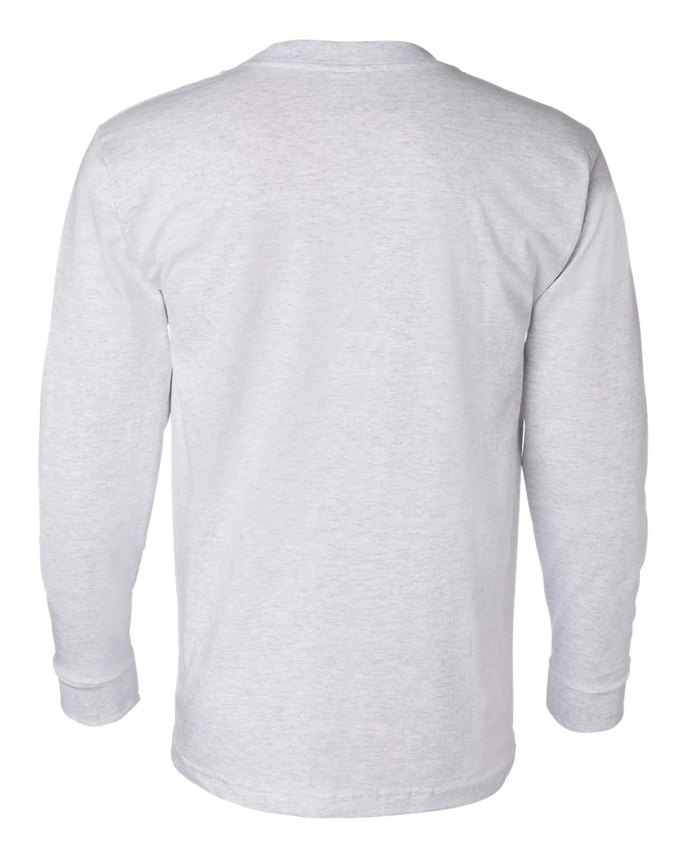 Bayside-8100-USA-Made Long Sleeve Pocket T-Shirt - Image 2