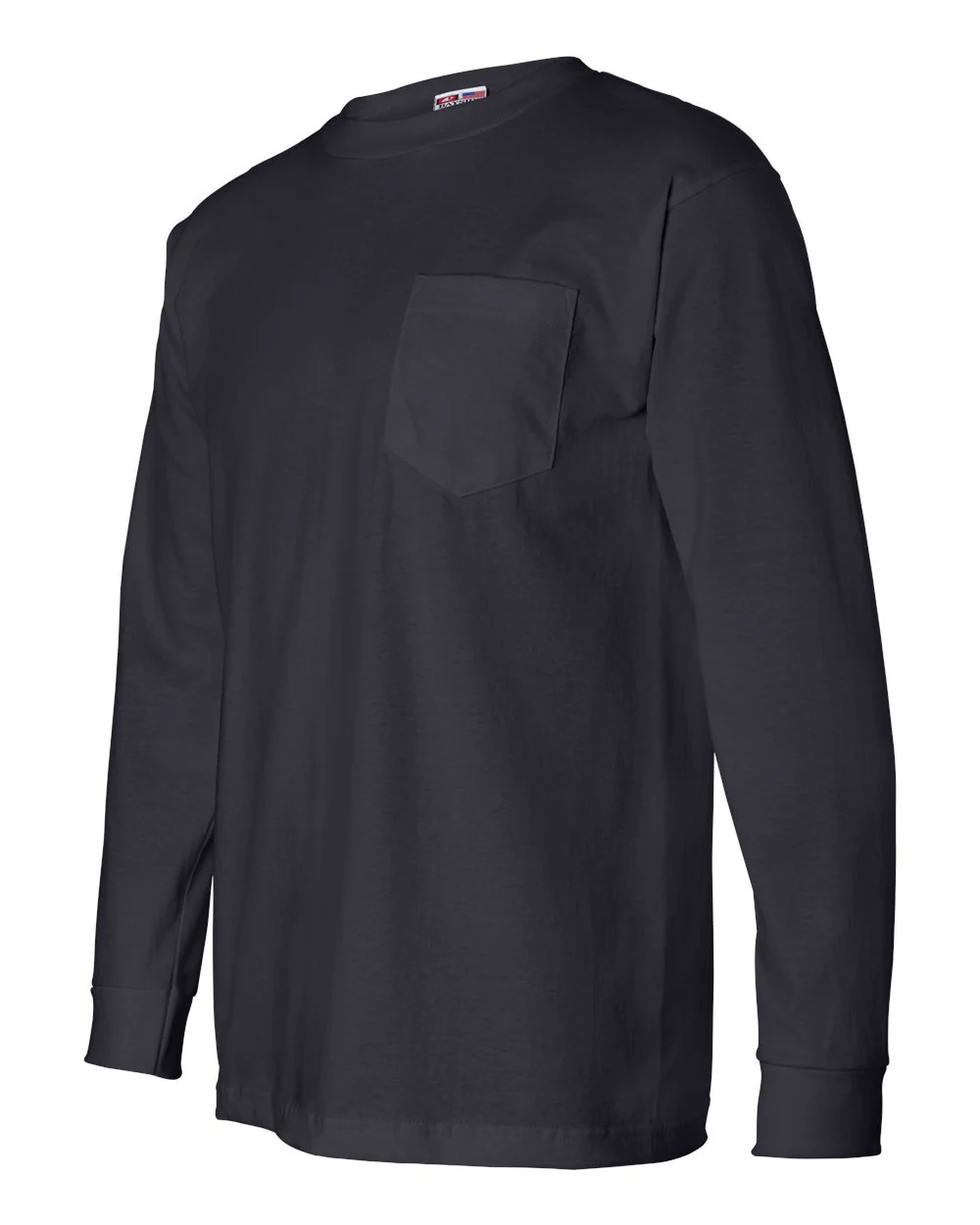 Bayside-8100-USA-Made Long Sleeve Pocket T-Shirt - Image 22