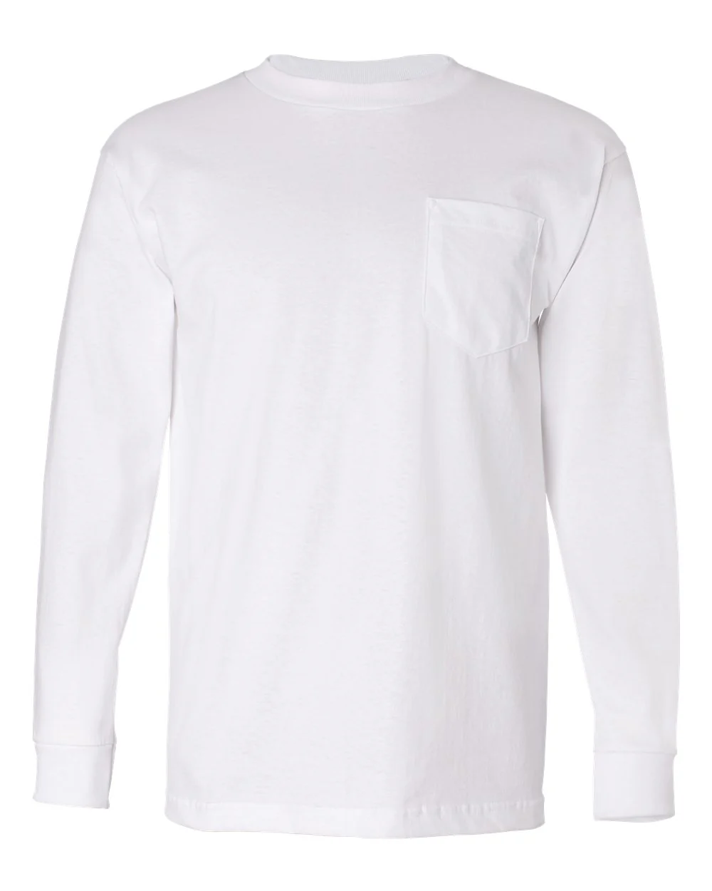 Bayside-8100-USA-Made Long Sleeve Pocket T-Shirt - Image 29