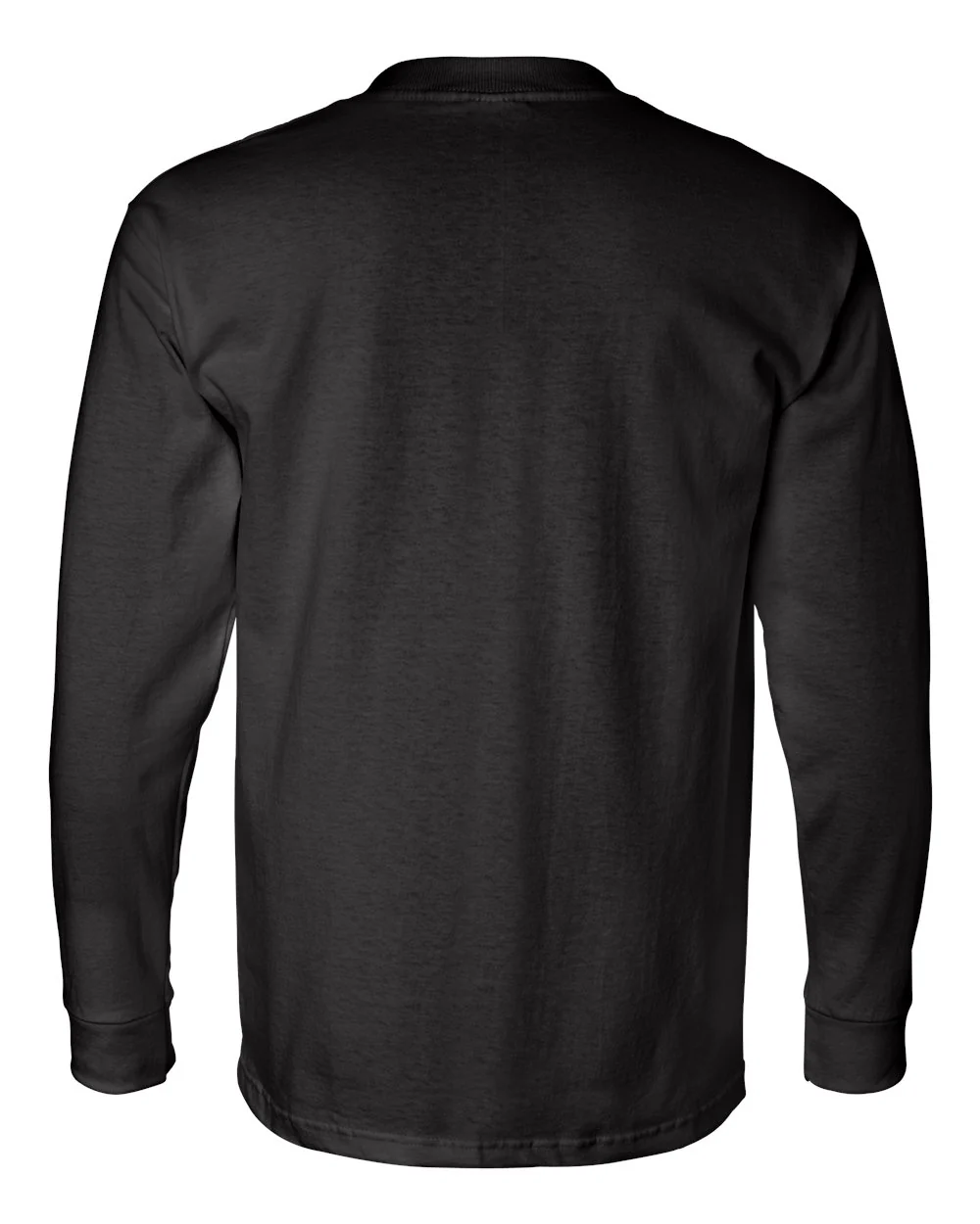 Bayside-8100-USA-Made Long Sleeve Pocket T-Shirt - Image 6